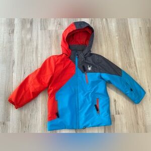Spyder Red and Blue ski jacket kids youth size 5